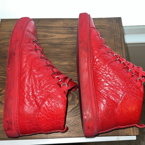 Balenciaga Arena high top size EU 41, color opaque rouge paprika - Picture 9 of 14